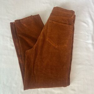Women’s Carhartt WIP W’Newport Brandy Brown Corduroy Jeans